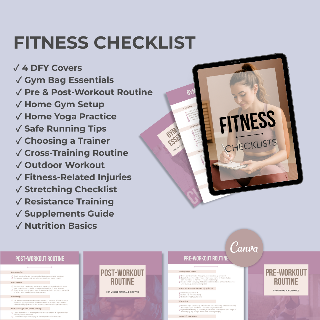 Client Templates for Fitness Coaches - Customizable Bundle